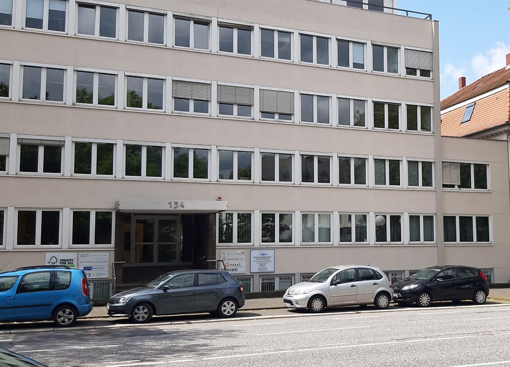 Eingang Bürogebäude Bonn